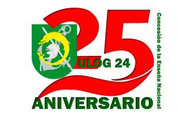 Logotipo del 25 aniversario de la unidad