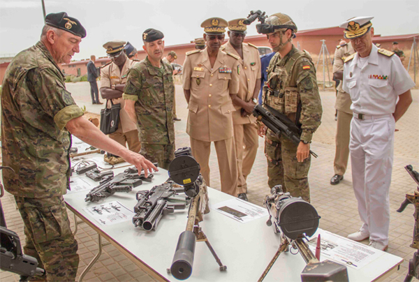 The Senegalese Chief of Defence Staff visited the 'Príncipe' base
