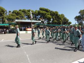 The parade added colour to the event