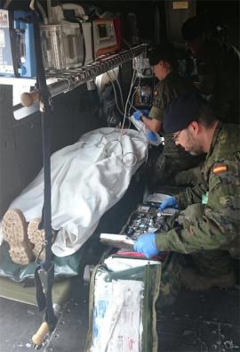 Medical support on the ready for the LIVEX phase of exercise Trident Juncture 2015
