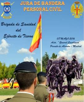 Cartel promocional de la Jura de Bandera 