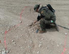 Route clearance drill