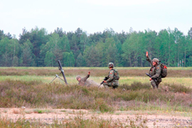The VJTF Brigade in exercise Brilliant Jump 16