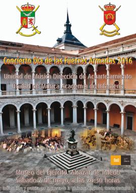 Cartel promocional del concierto en el Alcázar