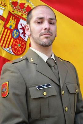 Fotografía oficial del soldado Deniz 