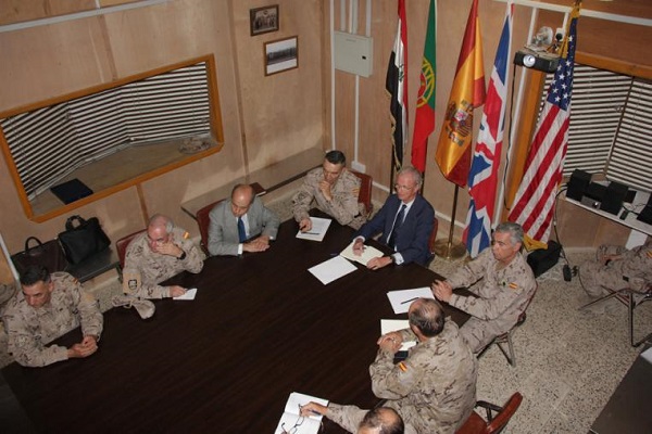 Meeting at the Spanish Base of Besmayah 