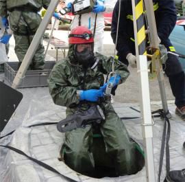 Salida tras práctica de reconocimiento radiológico