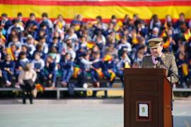 Speech of the most Senior Specialits in Melilla (Photo:COMGEMEL)