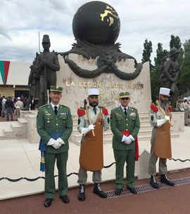 Two Spanish soldiers at the event