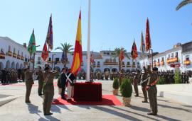 Izado de la Bandera en Herrera del Duque 