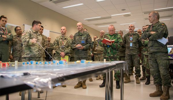 Manoeuvre planning in the exercise 