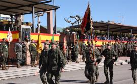 Los escolares presenciaron el desfile