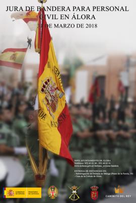 Cartel promocional de la Jura de Bandera