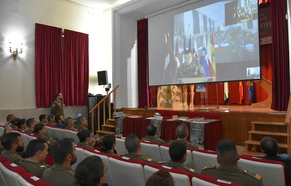 Videoconferencia con la lectura desde Letonia