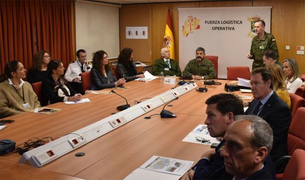Exposición del jefe del EM en el encuentro Exposición del jefe del EM en el encuentro