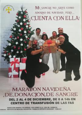 Cartel promocional de la donación de sangre