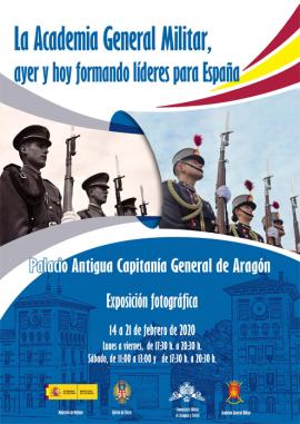 Cartel promocional de la exposición en Zaragoza