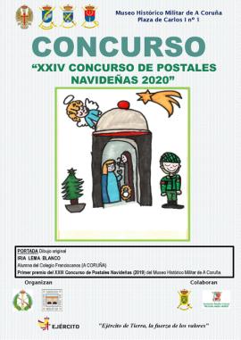 Cartel promocional del concurso de postales