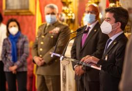 Alocución del alcalde oscense durante el acto