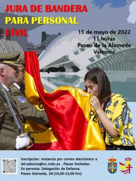 Cartel anunciador de la Jura de Bandera