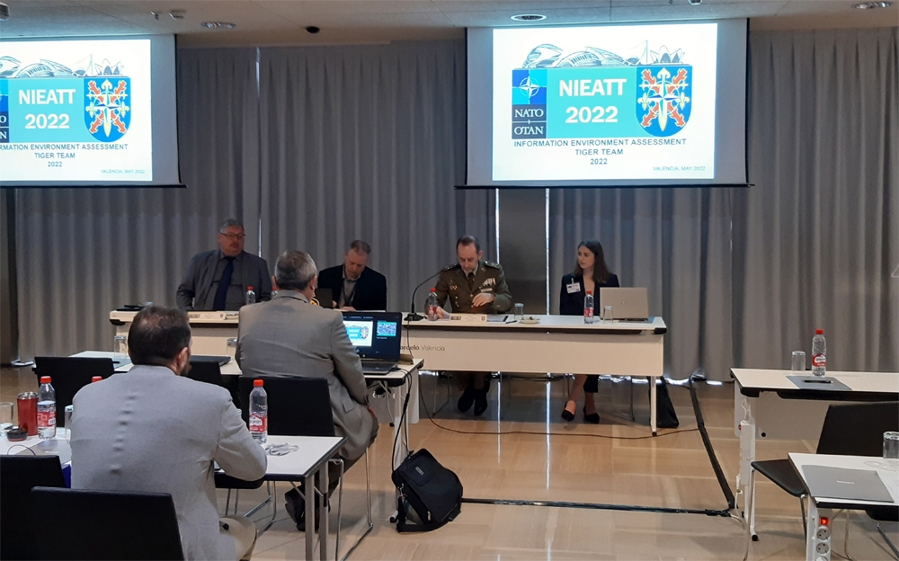 NATO Course of lectures about the evaluation of the information environment in Valence