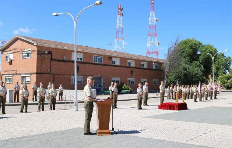 Alocución del teniente general durante el acto 
