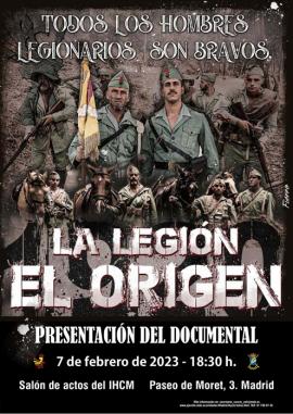 Poster concerning the presentation of the documentary