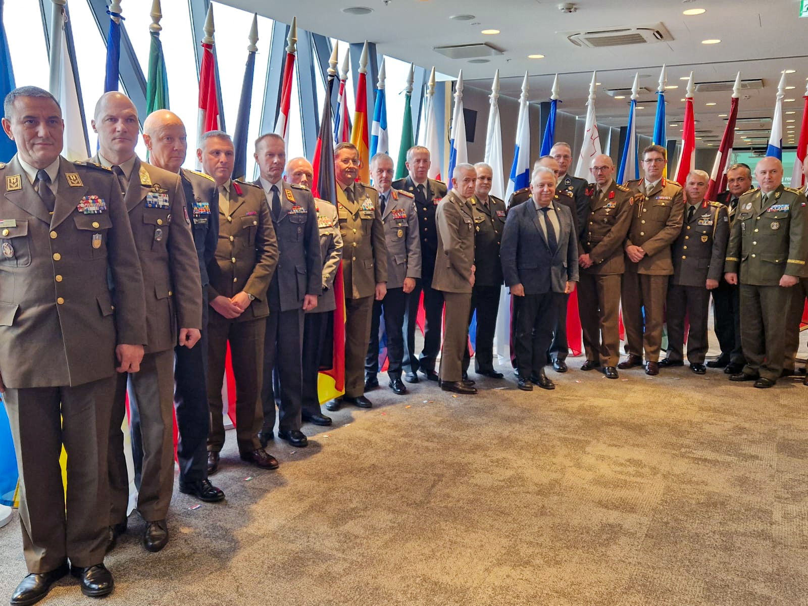 The Chief of Staff of the Army attends the annual meeting of the FINABEL Forum in Latvia