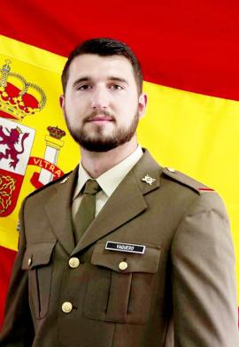 Fotografía oficial del soldado Vaquero