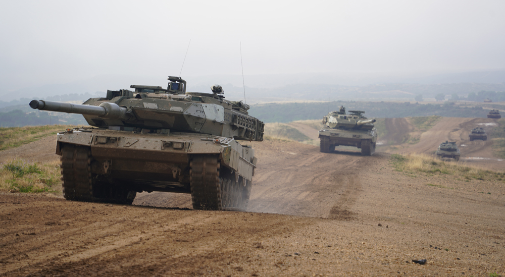 The 'Málaga' Tank Battalion conducts an exercise framed within the TIER-2 concept