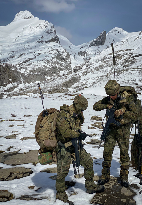 The Mountain Troops Command conducts its main exercise in the Huesca Pyrenees