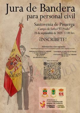 Cartel anunciador de la Jura