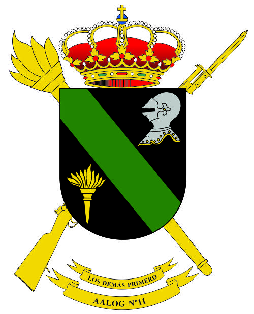 Escudo de la Agrupación de Apoyo Logístico n&ordm; 11