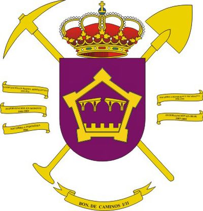 Escudo del Batallón de Caminos I/11
