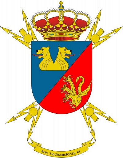 Escudo del Batallón de Transmisiones I/1