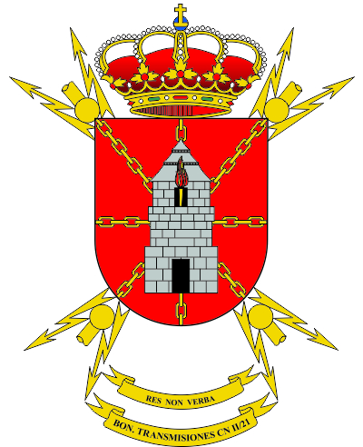 Escudo del Batallón de Transmisiones CN II/21