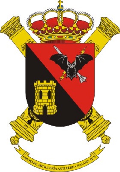 Escudo del Grupo de Artillería Antiaérea Nasams II/73