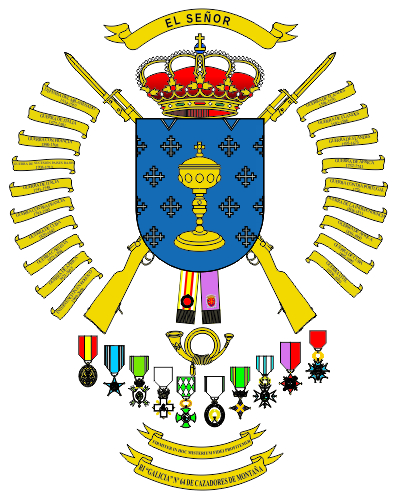 Escudo del Regimiento de Infantería 'Galicia' n&ordm; 64