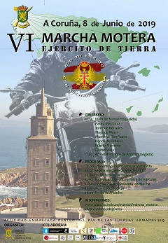 Cartel de la VI Marcha Motera del Ejército