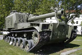 1948 model 203/25 Self-propelled M-55 Howitzer