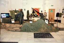 Material expuesto del GACA X.