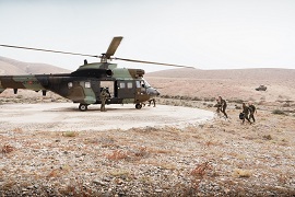 Embarque en helicóptero