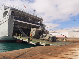 Carga del buque Ysabel.