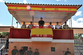 Acto de despedida del Contingente de la Operación de Apoyo a Turquía, A/T IV en Marines (Valencia).