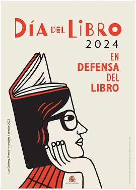 Cartel del Día del Libro 2024 en Defensa