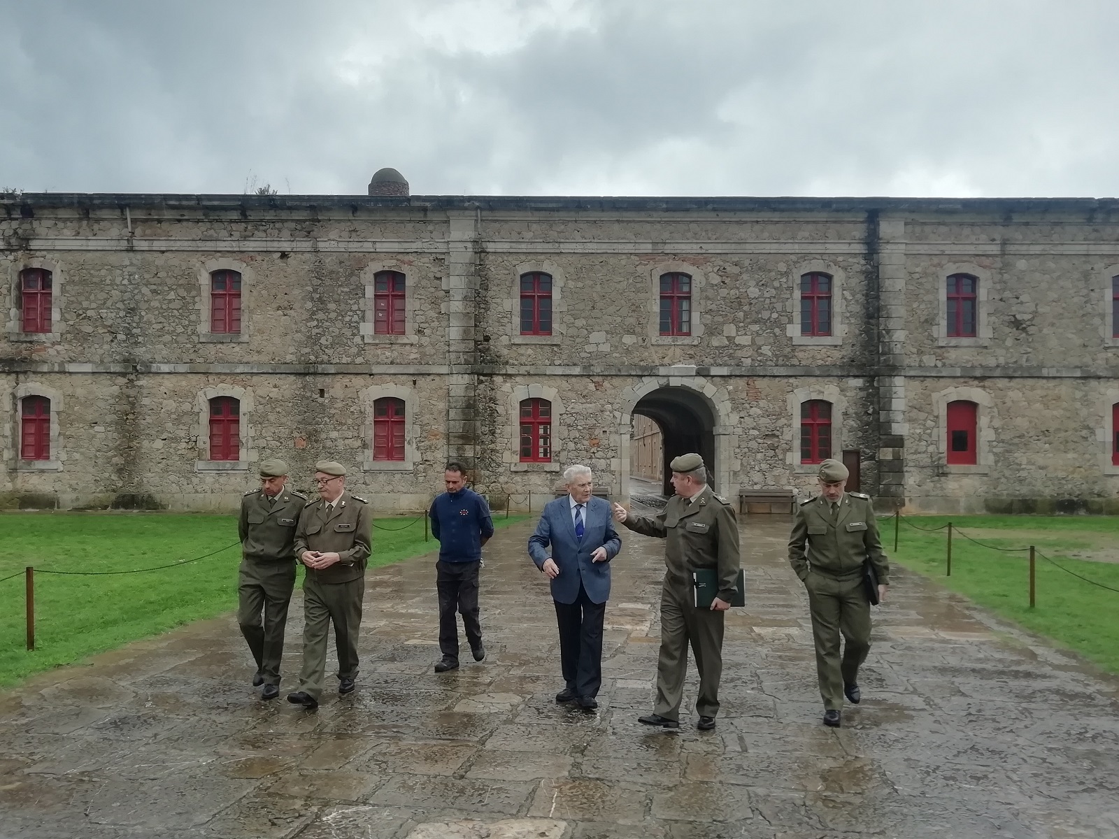 Visita de inspección del General Director del IHCM al Consorcio Castillo de San Fernando de Figueres