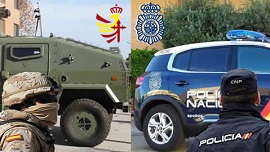 Policia Nacional y Militares