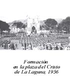 Formación en la plaza del Cristo de La Laguna, 1956 bis