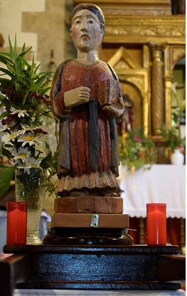 Imagen de Santa Bárbara siglo XII