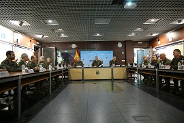 Exposición de FUTER en el centro de situación.